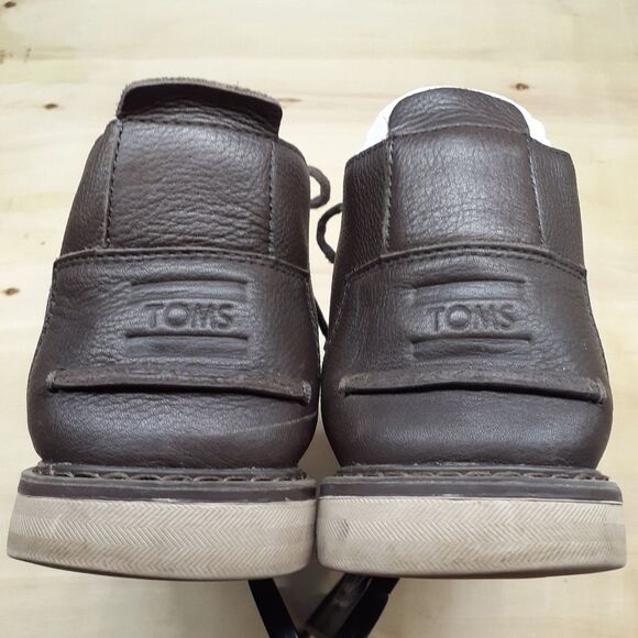 TOMS Chukka Waterproof Brown Leather Boots Men\'s Size 8 main image 6